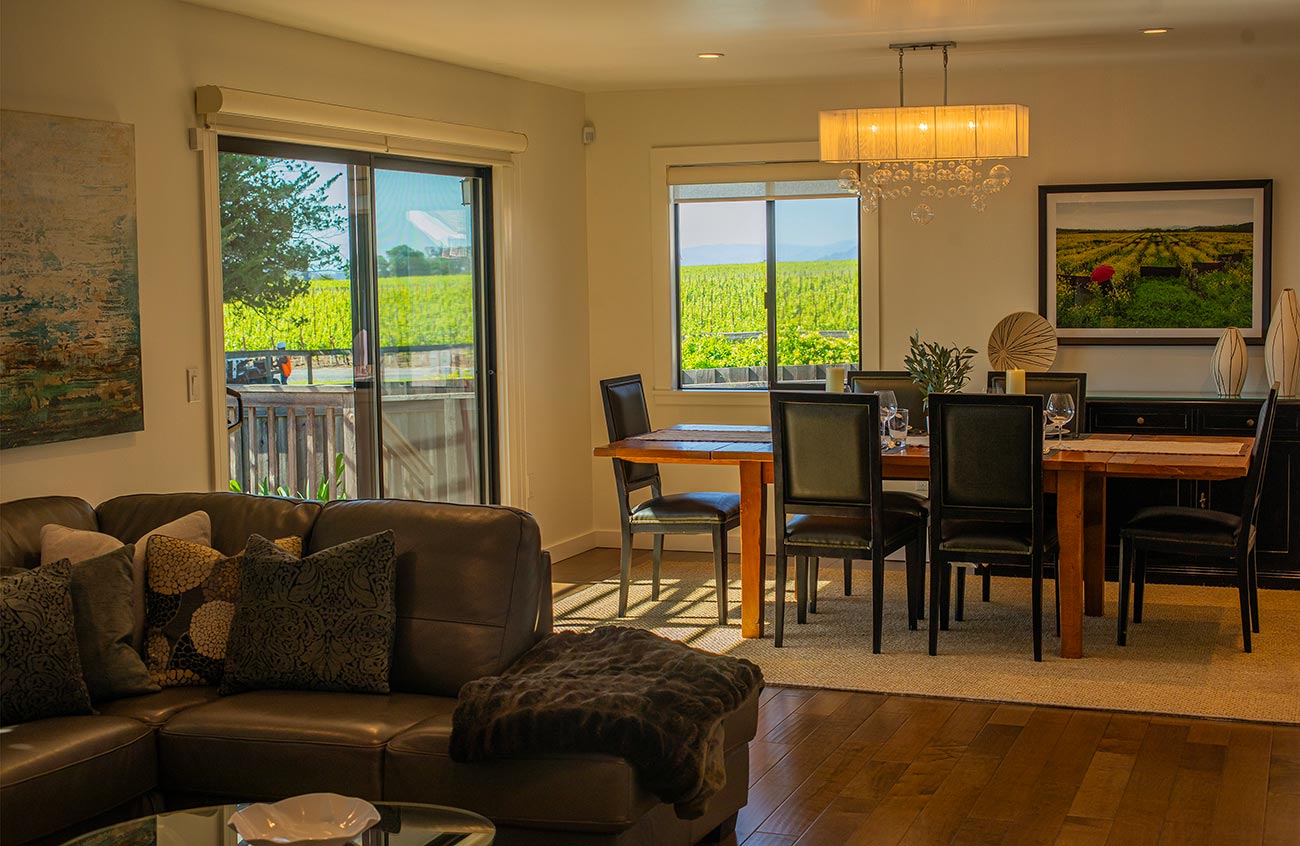 Dining-Room-and-Living-Room,-Pinot-Cottage,-Benovia